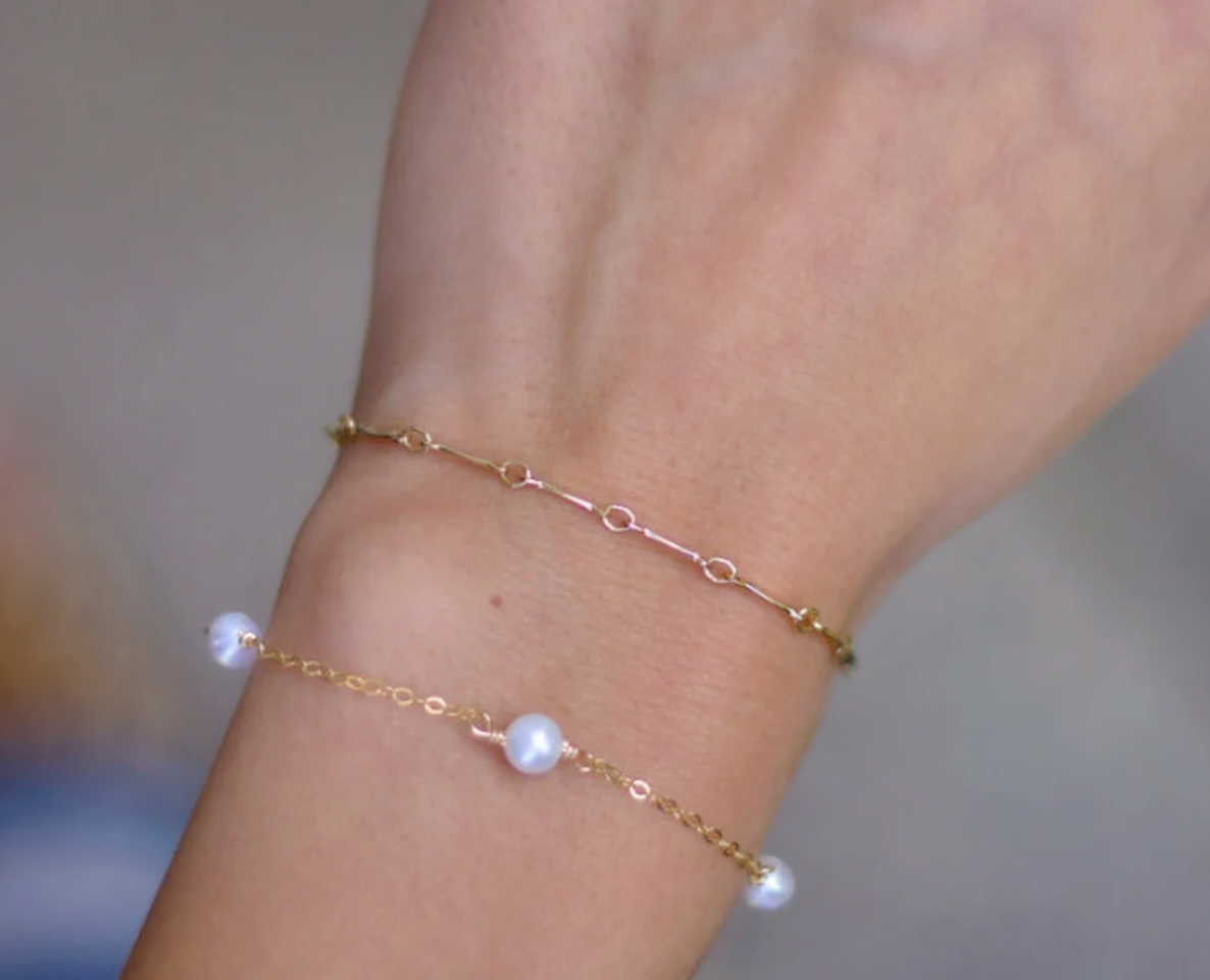 Three Pearl Bracelet