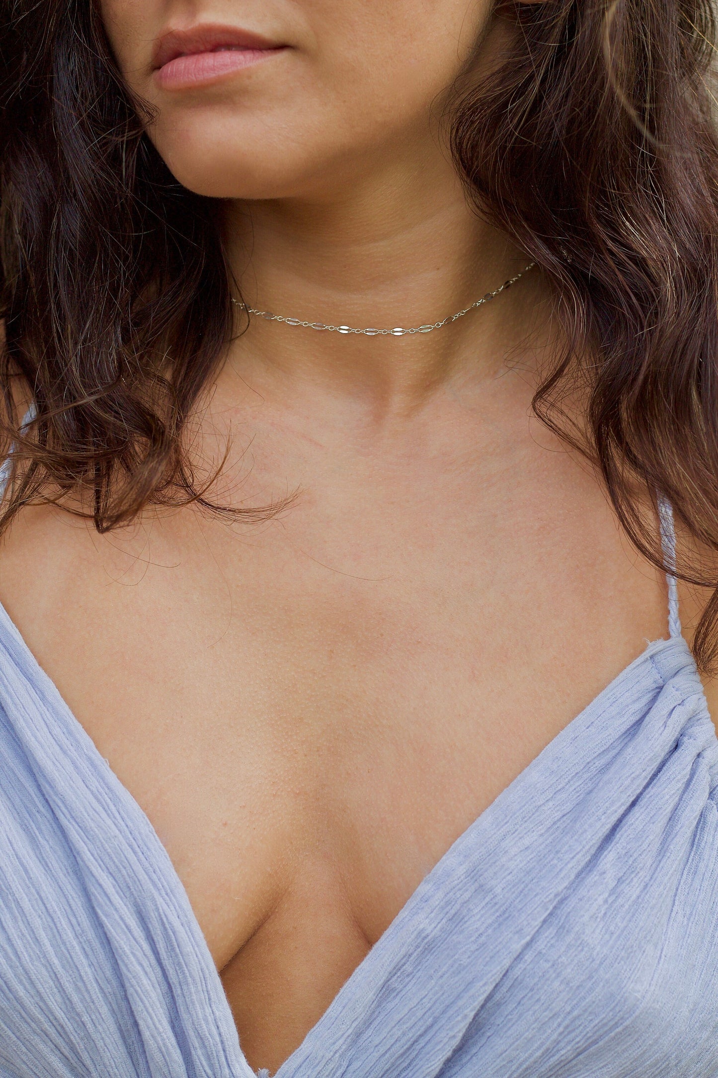 Dainty Lace Chain Choker