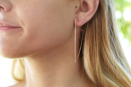 Triangle Hoop Earrings