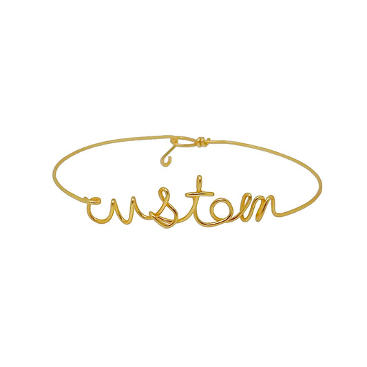 Custom Word Bracelet