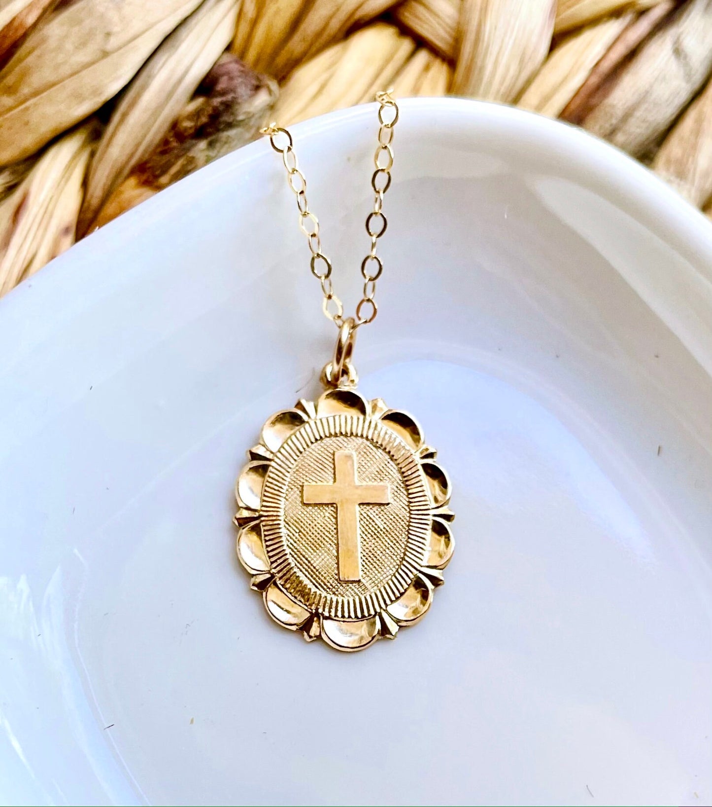 Cross Medallion Necklace